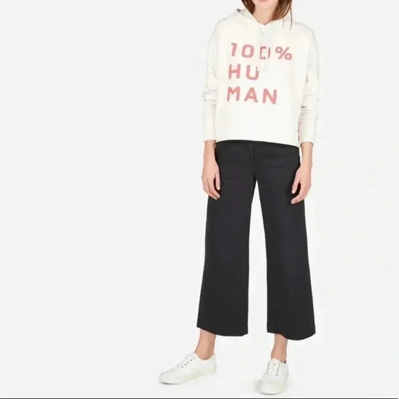 EVERLANE The 100% Human Typography Hoodie Small - Picture 3 of 7